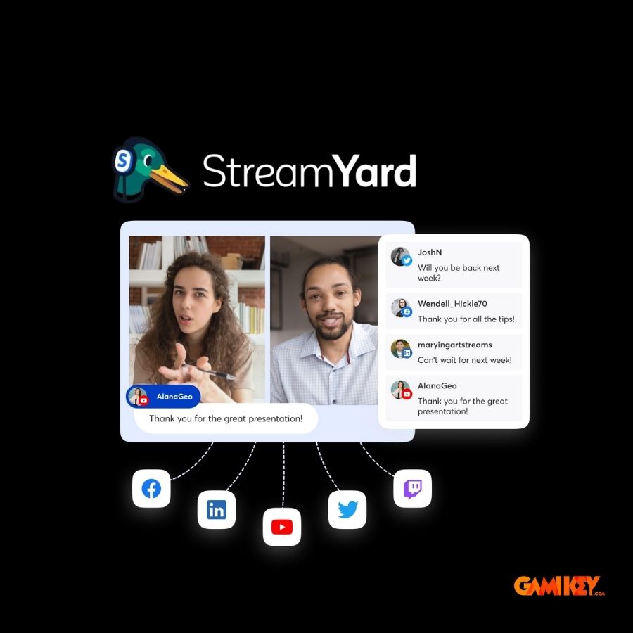 Nâng cấp StreamYard chính chủ 01 tháng