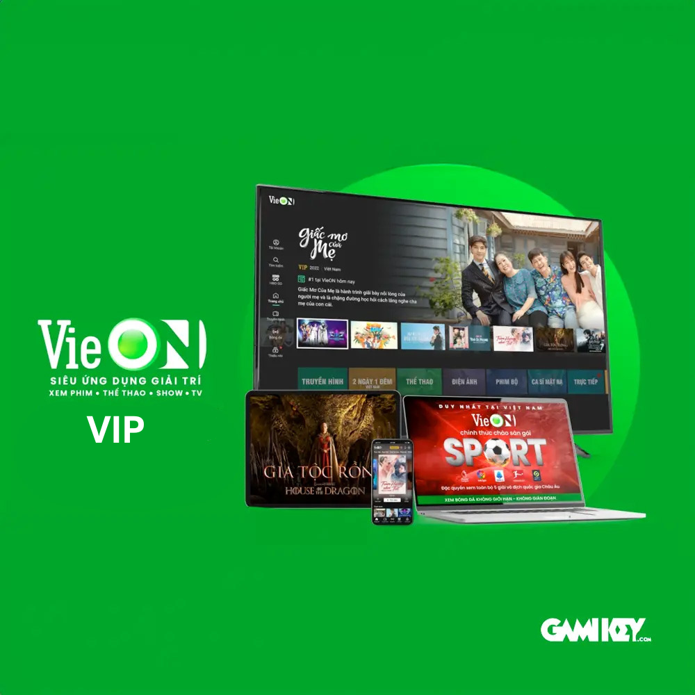 Nâng cấp tài khoản Vieon VIP 6 tháng