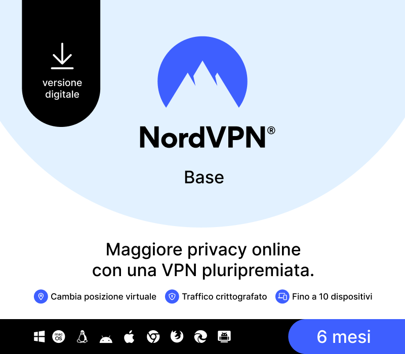 Key Kích Hoạt NordVPN Basic IT (6 Tháng / 10 Thiết Bị)